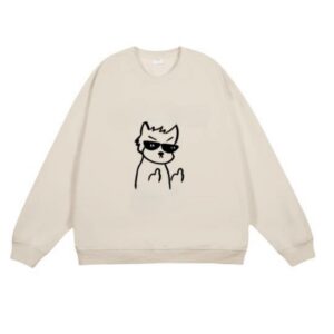 Fun Print Crewneck Sweatshirt