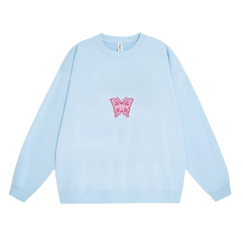 Blue Crew Neck Sweatshirt